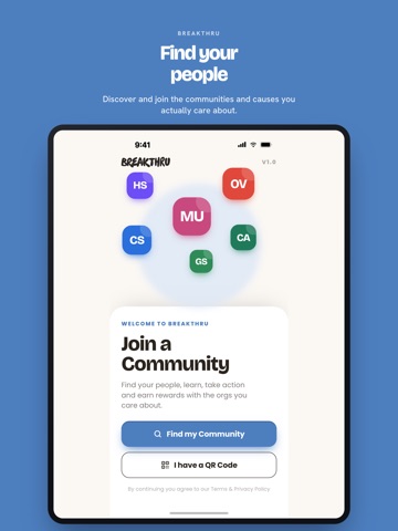Breakthru: Community App iPad screenshot