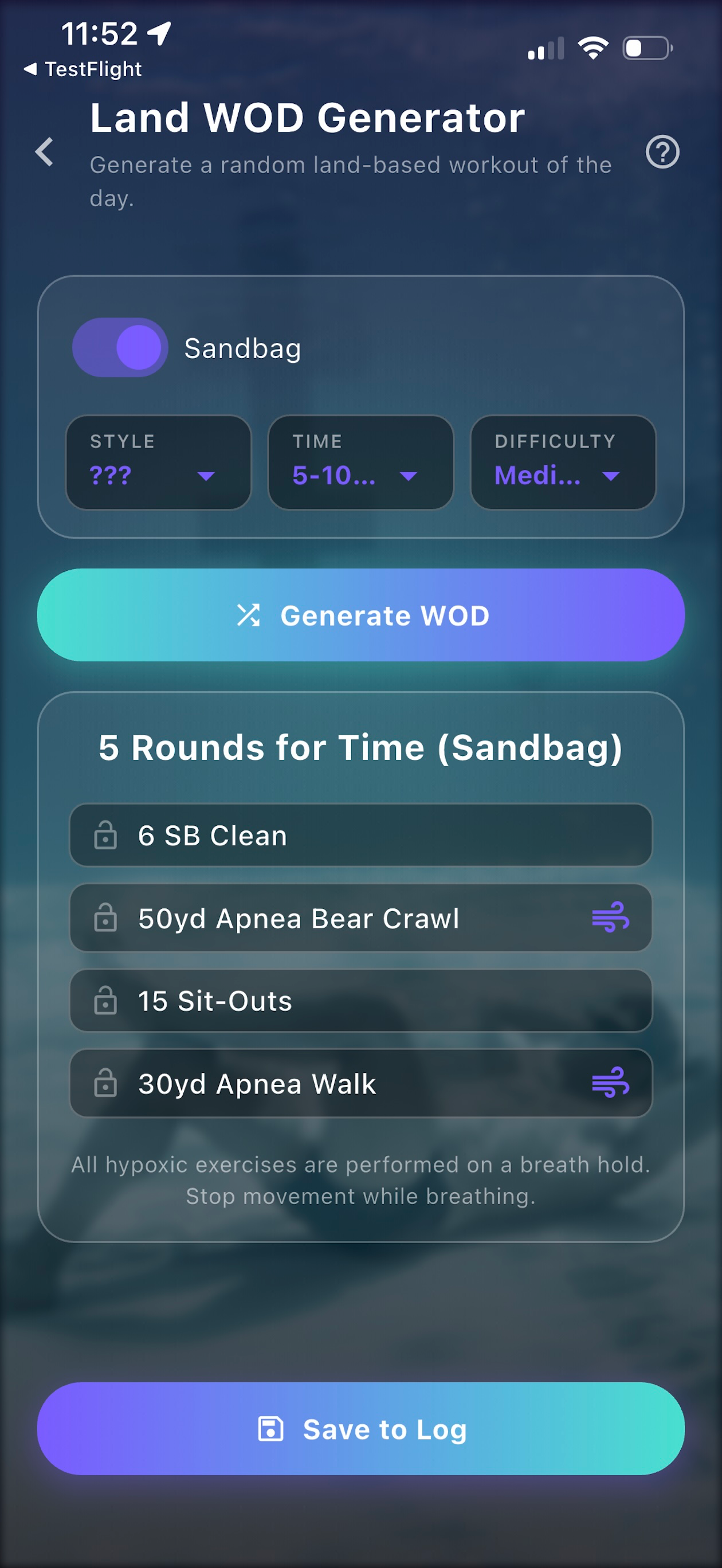 H2O Breath Hold Trainer screenshot 7