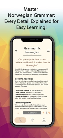Grammarific: Norwegian Grammar Screenshot 3 of 6