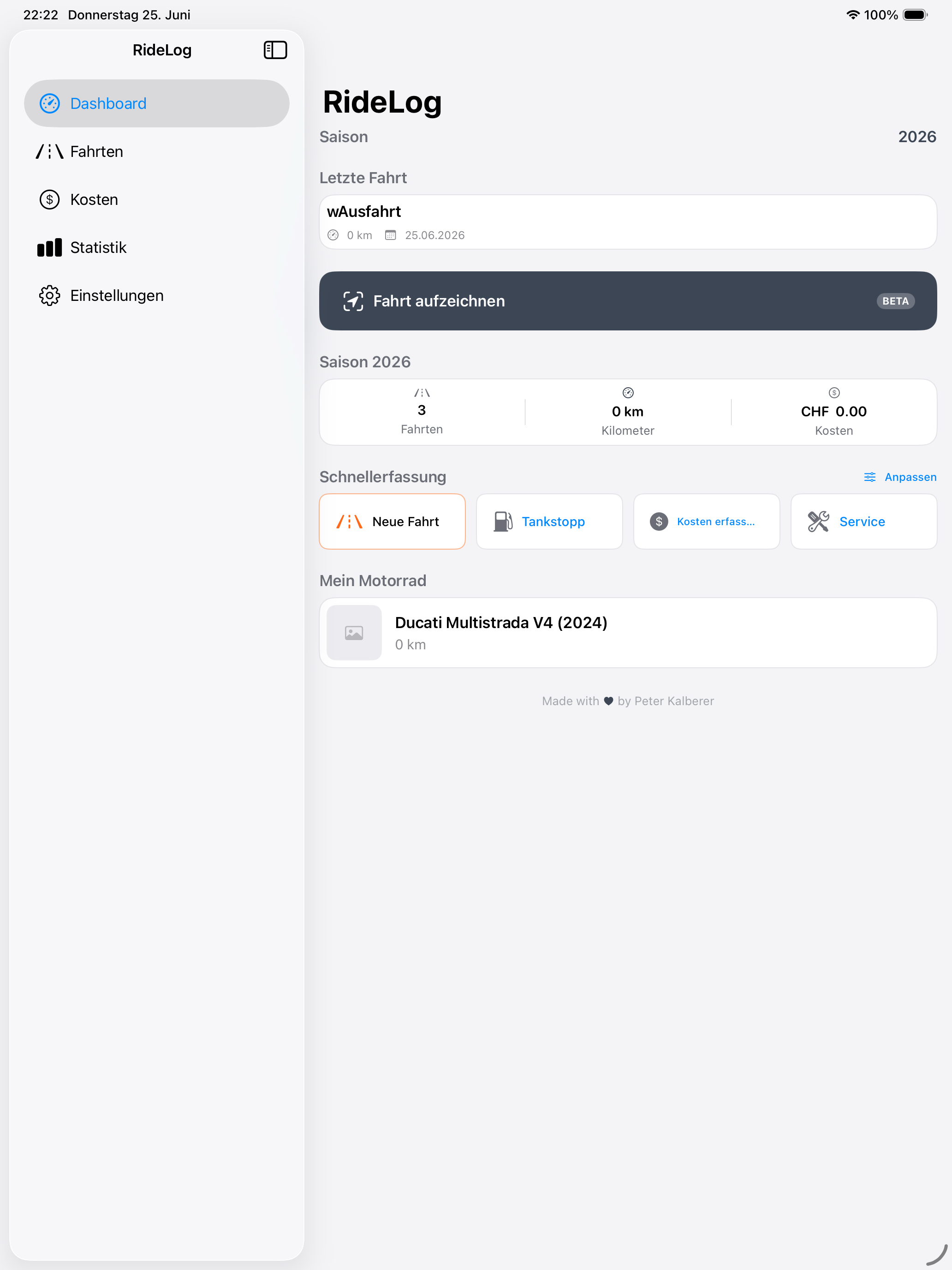 RideLog App screenshot 13