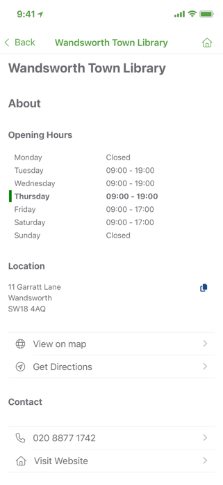 Wandsworth Libraries Screenshot 6 of 6