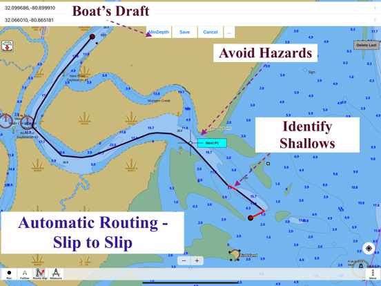 i-Boating: Mariene kaarten iPad app afbeelding 4
