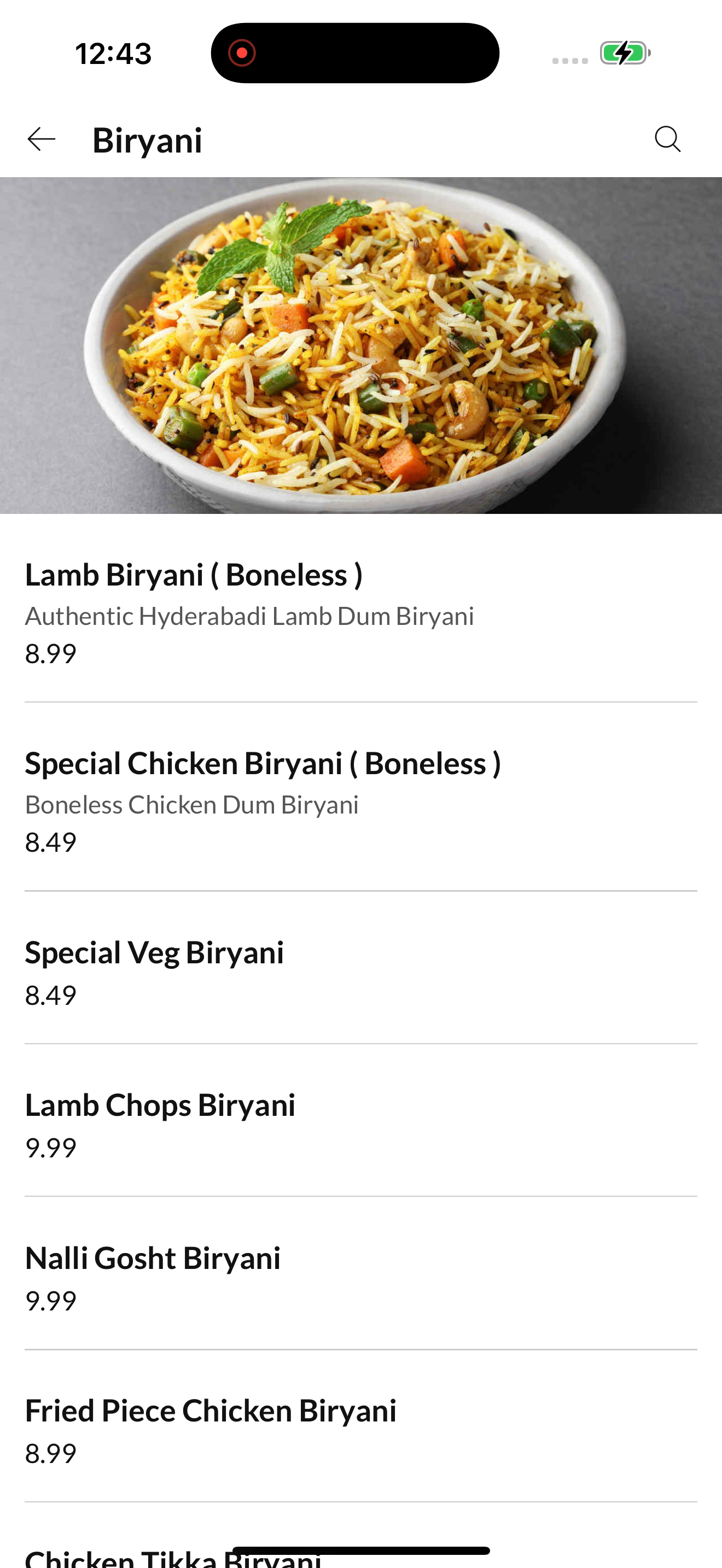 The Biryani Lounge