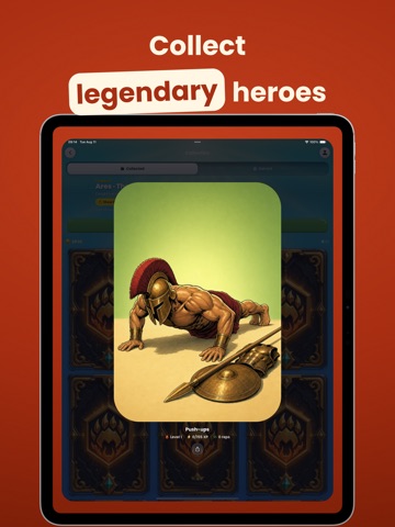 Gamified Workouts: Snapfit iPad screenshot
