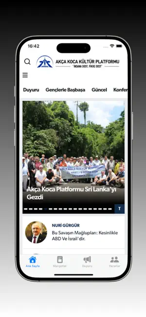 Akça Koca Kültür Platformu iPhone screenshot 1