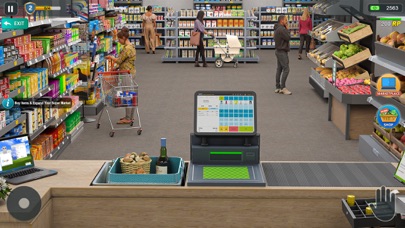 Supermarket Grocery Store Game Screenshot