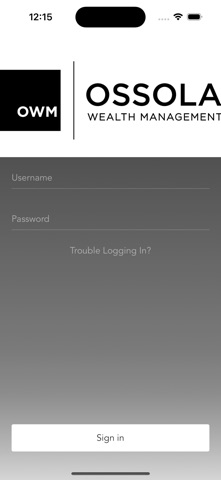 OWM Client Portal Screenshot 1 of 3