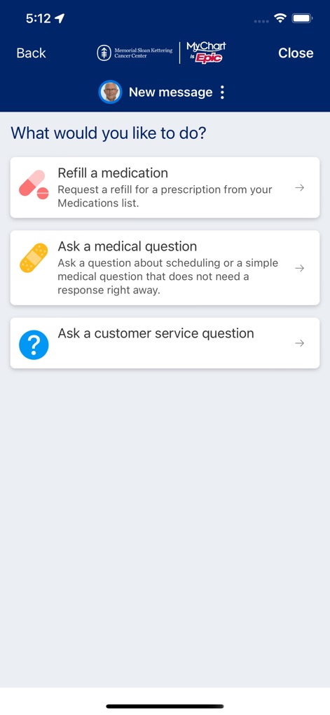 MSK MyChart - App de Medicina | MWM