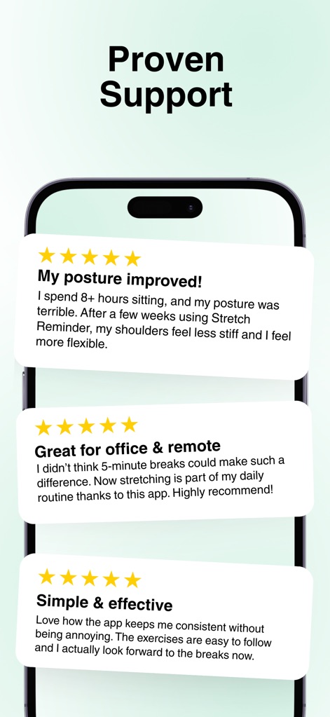 Stretch Reminder - Health & Fitness App | MWM
