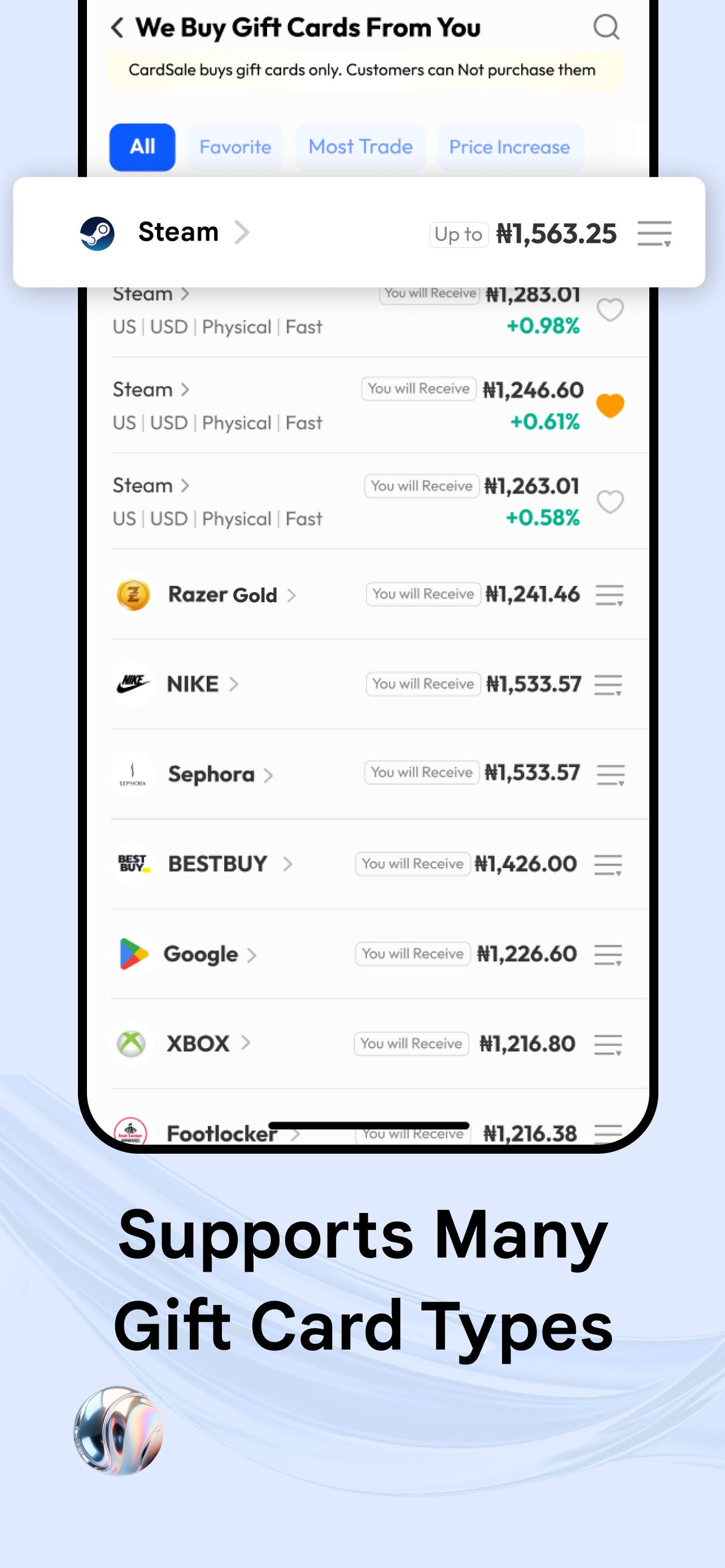 Screenshot 4 of CardSale - We buy gift cards