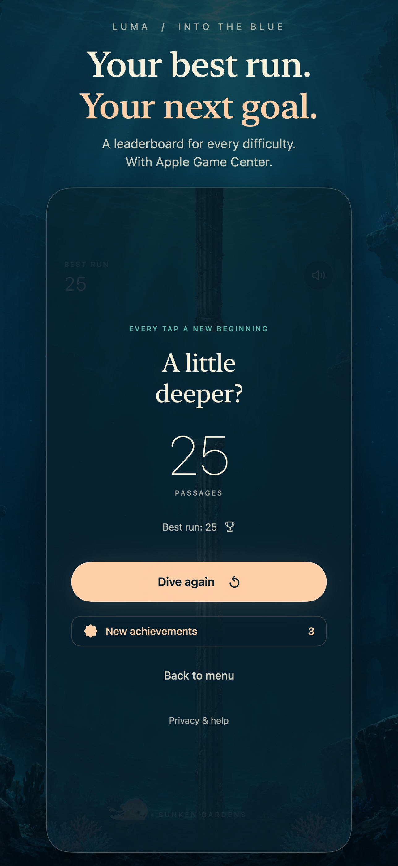 Screenshot 5 of LUMA — Into the Blue