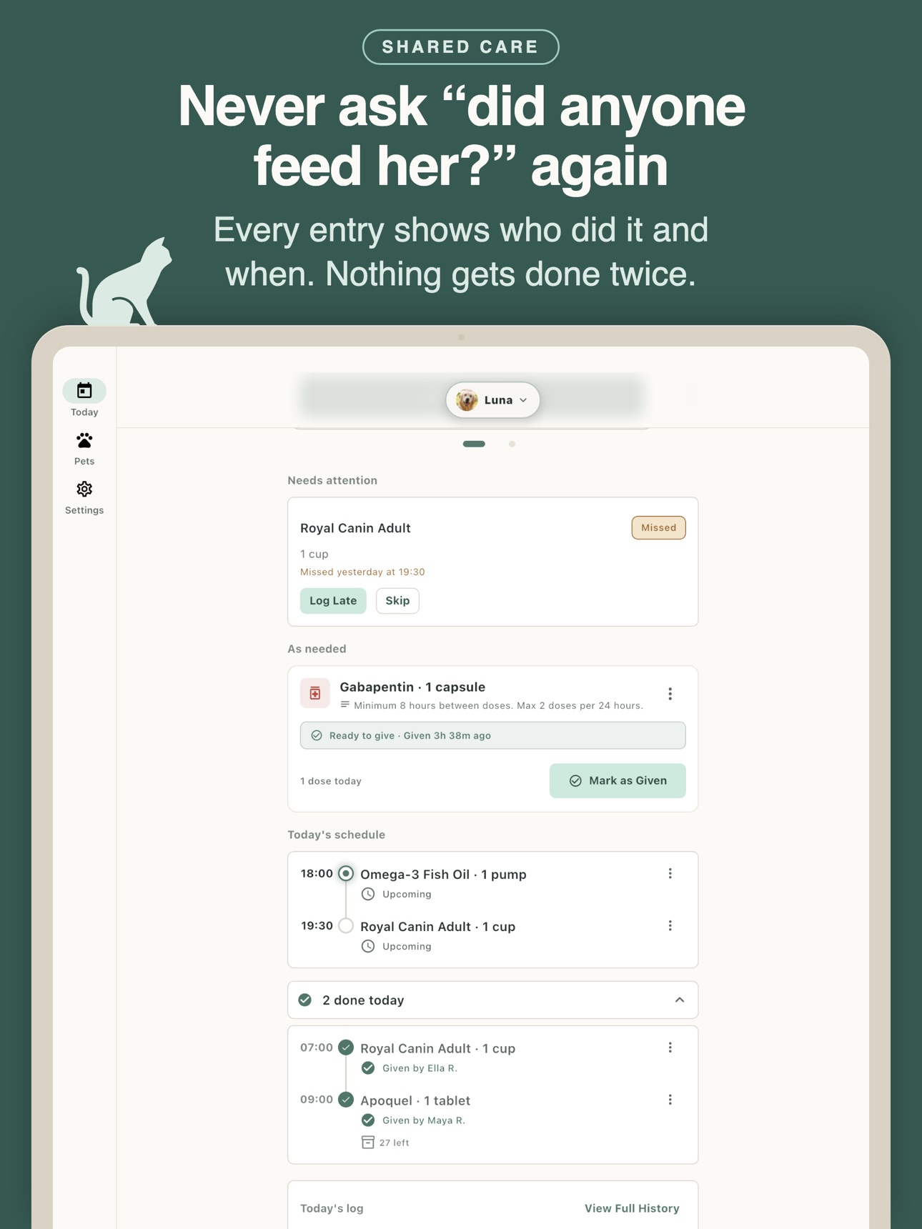 Screenshot 11 of SteadyTails: Pet Care Planner