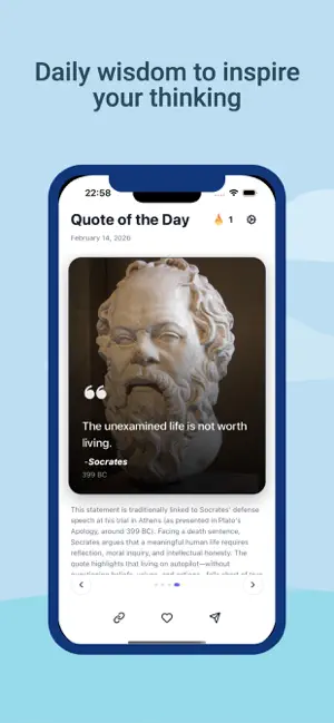 Dixit: Stoic Quotes & Wisdom screenshot 1