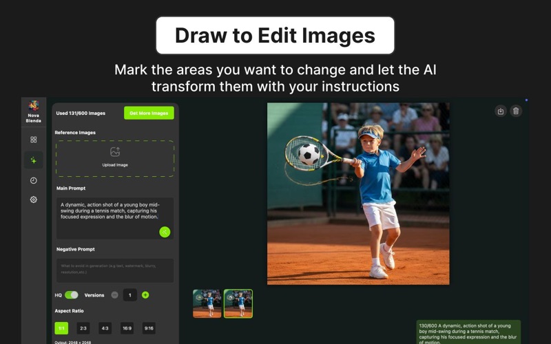 Nova Blenda: AI Image Editor iPhone screenshot