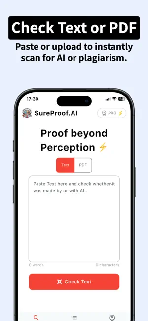 SureProof: AI Detector screenshot 2