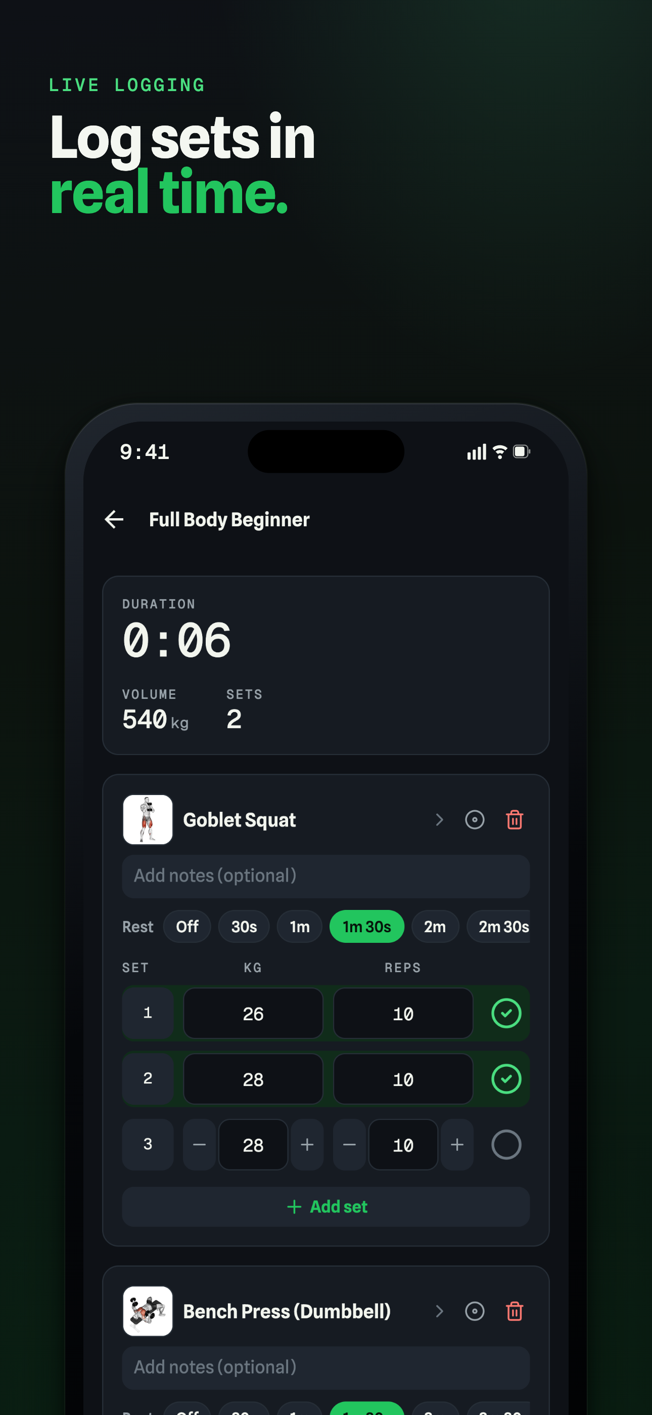 FYL: Workout Tracker & Gym Log screenshot 9