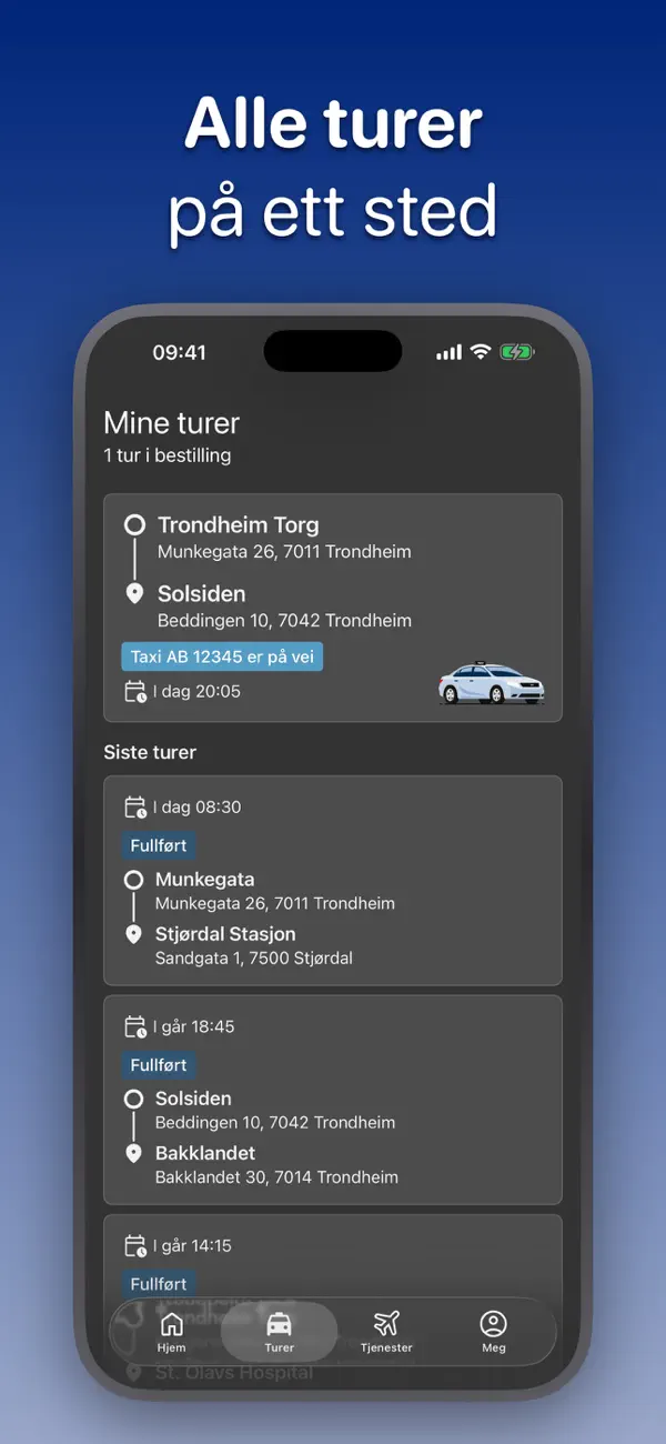 Screenshot #3 pour TrønderTaxi