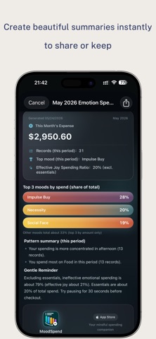 WhySpend - Spending Insights Screenshot 6 of 7