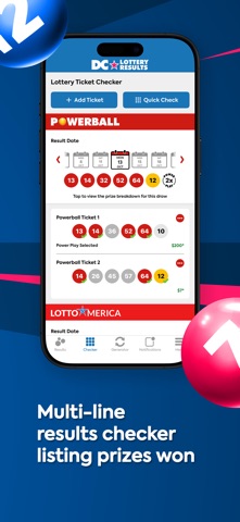 DC Lottery Results iPhone screenshot