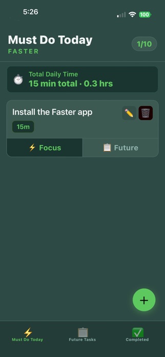 FASTER: Must Do Today Screenshot 3 of 6