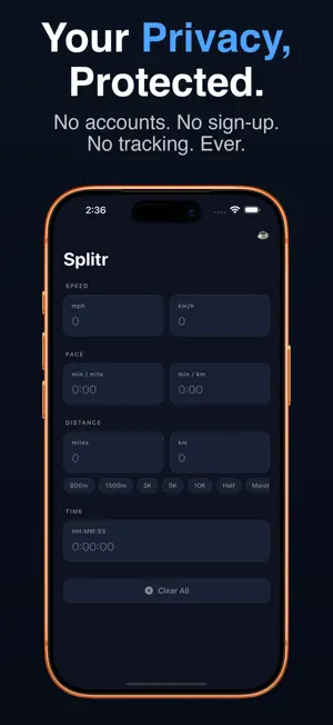 Splitr: Run Calculator screenshot 4