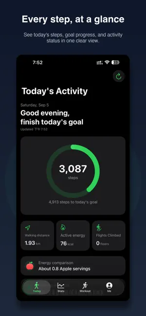 StepHealth - Step Counter screenshot 1