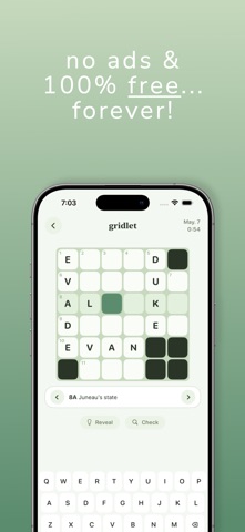gridlet - Daily crossword Screenshot 2 of 3
