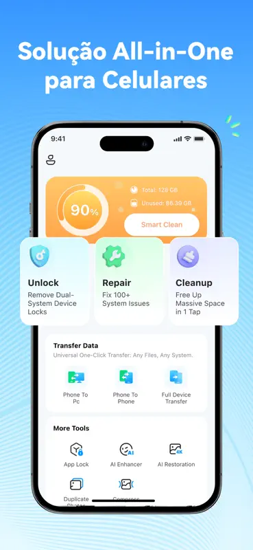Dr.Fone：Gerenciador de Celular screenshot 1 of 8