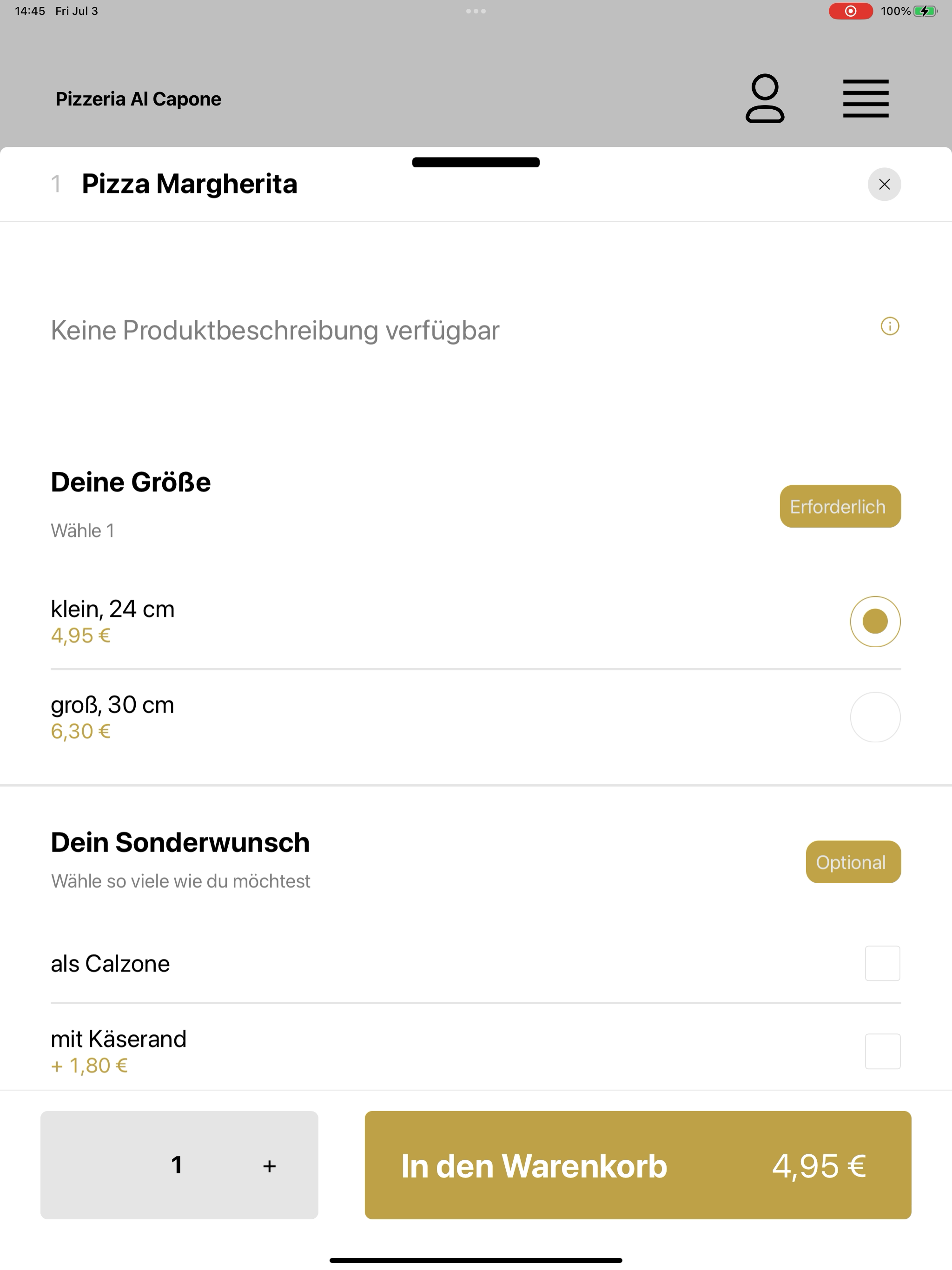 Pizzeria Al Capone Kevelaer screenshot 12