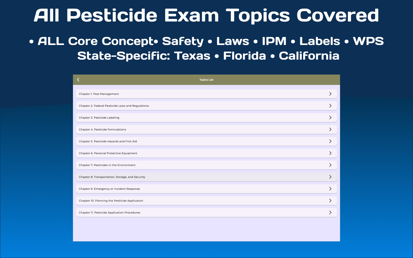 Pesticide License Exam Prep