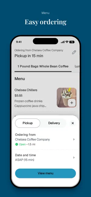 Chelsea Coffee Company screenshot 3