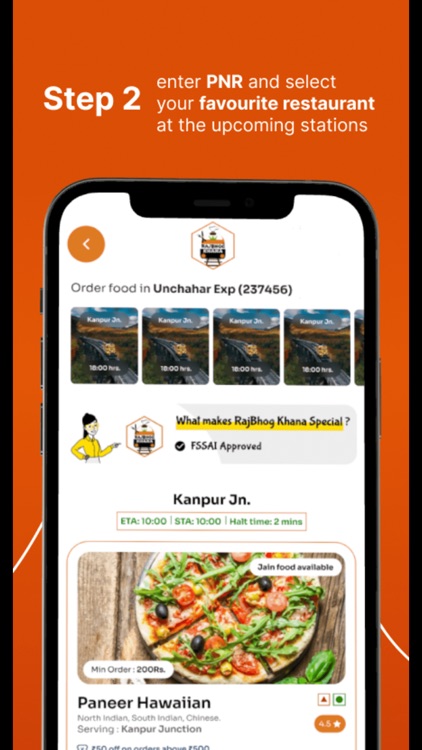 Rajbhog Khana - food on train