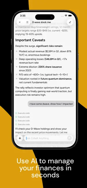 Cobalt: AI Finance & Budgeting screenshot 4