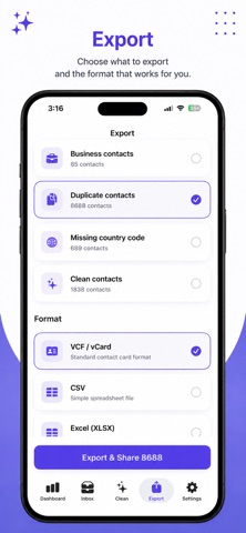ContactMind: Clean & Organize Screenshot 3 of 10