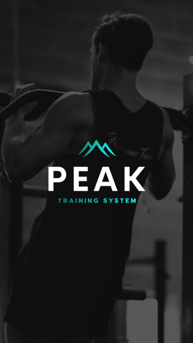 Peak Training App Screenshot