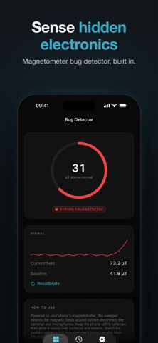 Faraday Hidden Camera Detector screenshot
