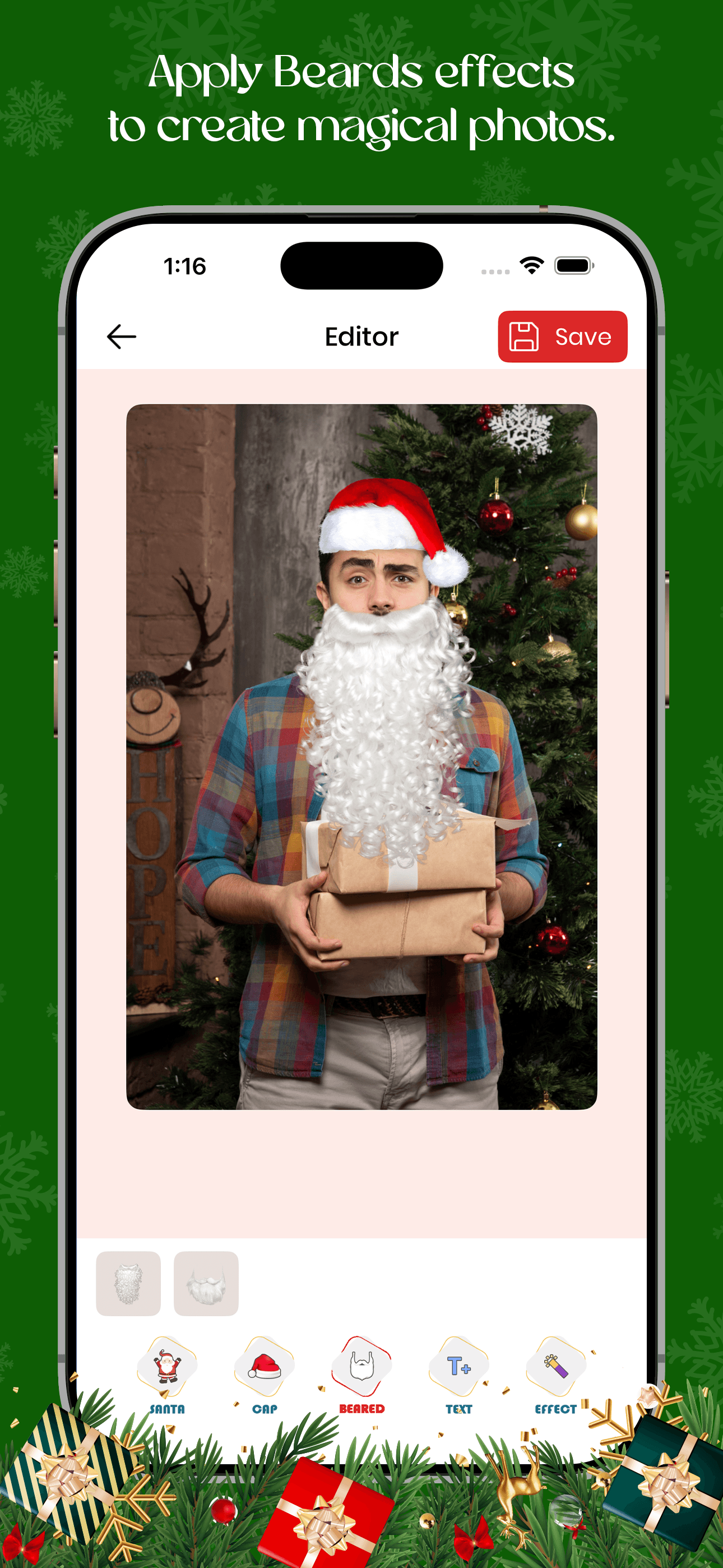 Add Santa to your photo screenshot 4