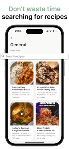 Feedr - Recipe Organizer screenshot