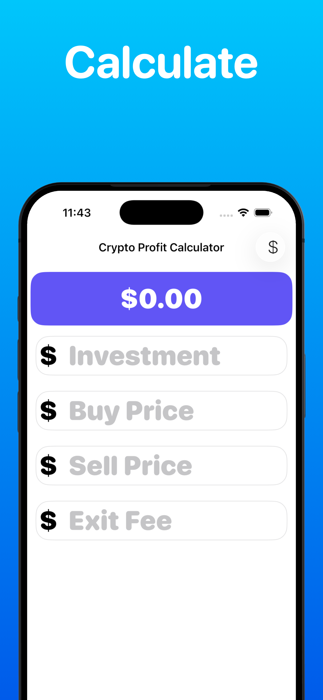 Crypto Profit Loss Calculator