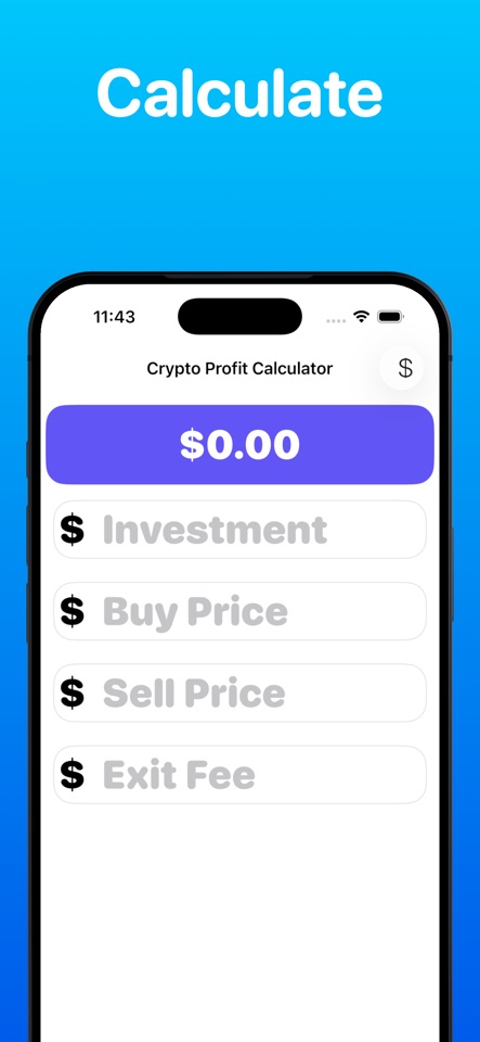 Crypto Profit Loss Calculator screenshot 1