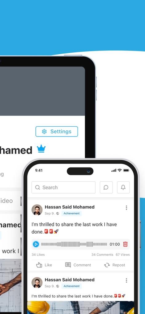 Hawadeet - hawadeet-social-app-interface