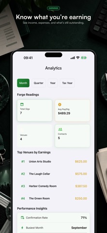 Gigsmith: Gig Manager Screenshot 3 of 7