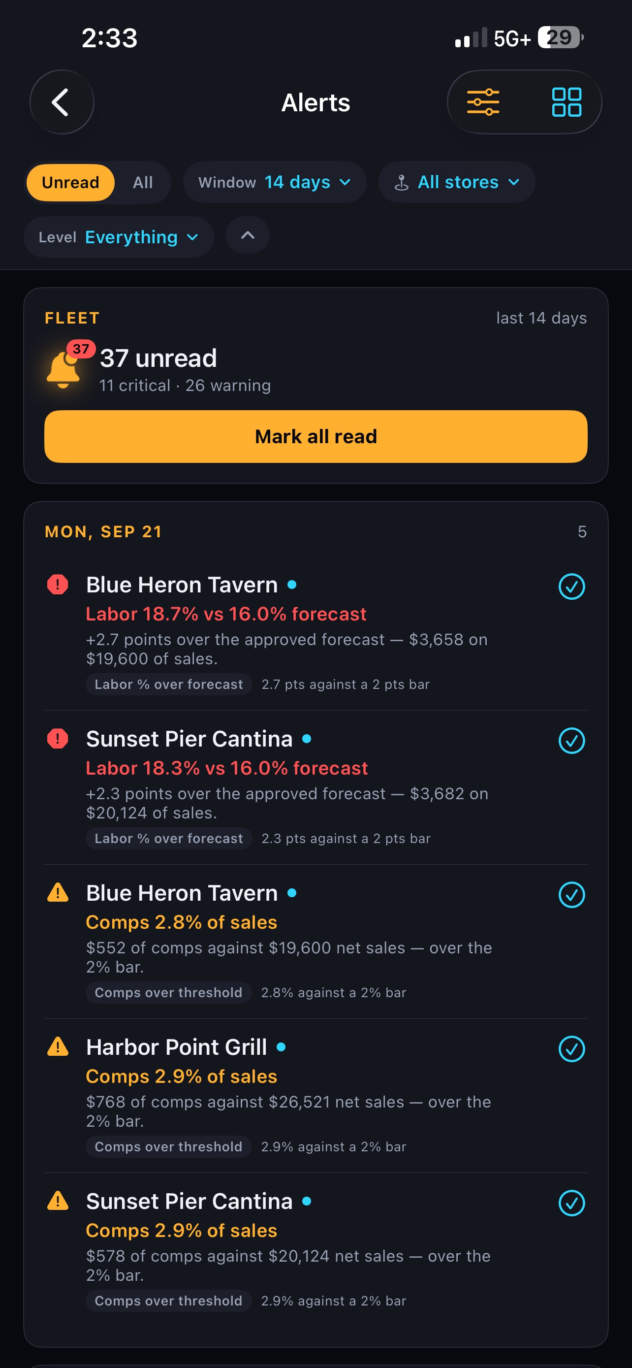 Screenshot 1 of DOME Analytics