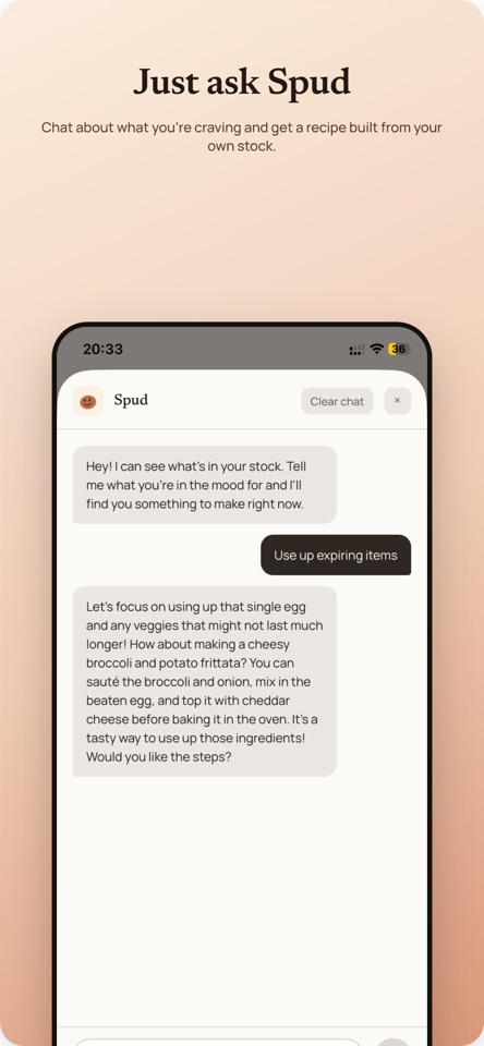 Spud - Cook From Your Fridge screenshot 3