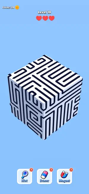Cube Away - Arrow Puzzle 3D screenshot 1