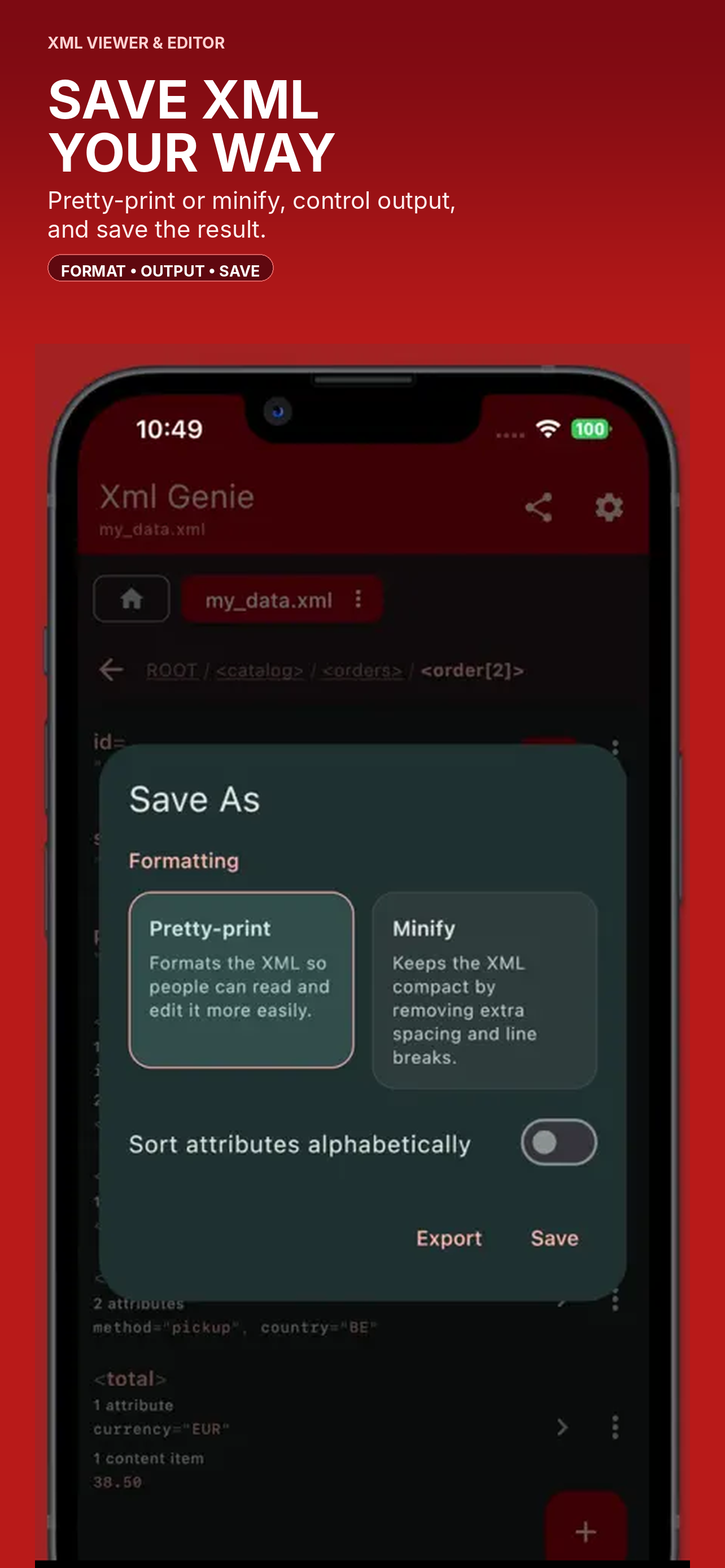 Xml Genie: XML Viewer & Editor screenshot 8