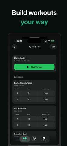 LiftBook - Workout Log screenshot