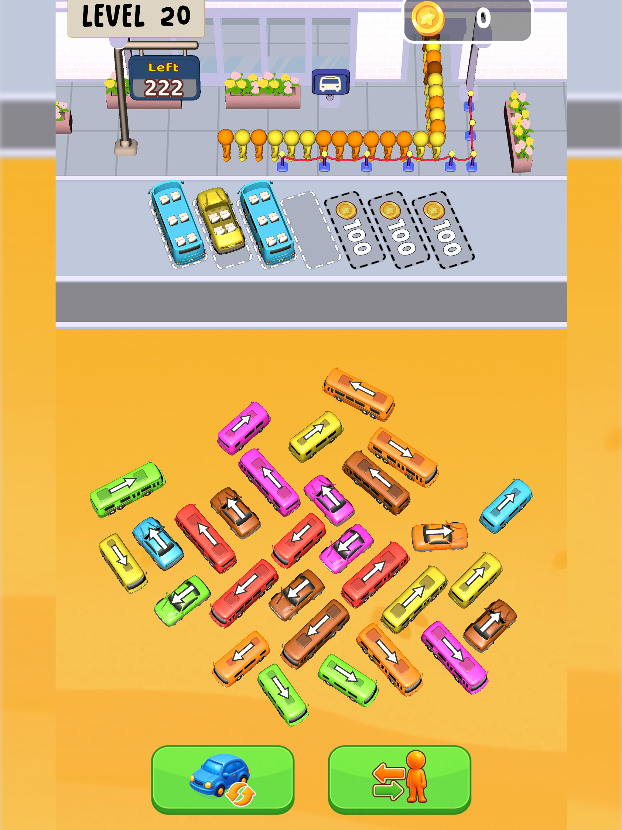 Bus Sorting: Color Match Game screenshot 10