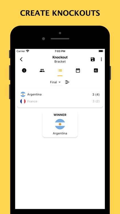 Winner - Tournament Maker App screenshot-4