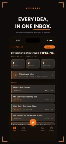 AppSpark: Capture App Ideas screenshot